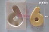Molde de Silicone Número 6 GG - Cód 106