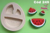 Molde de silicone Trio de melancias - cód 249