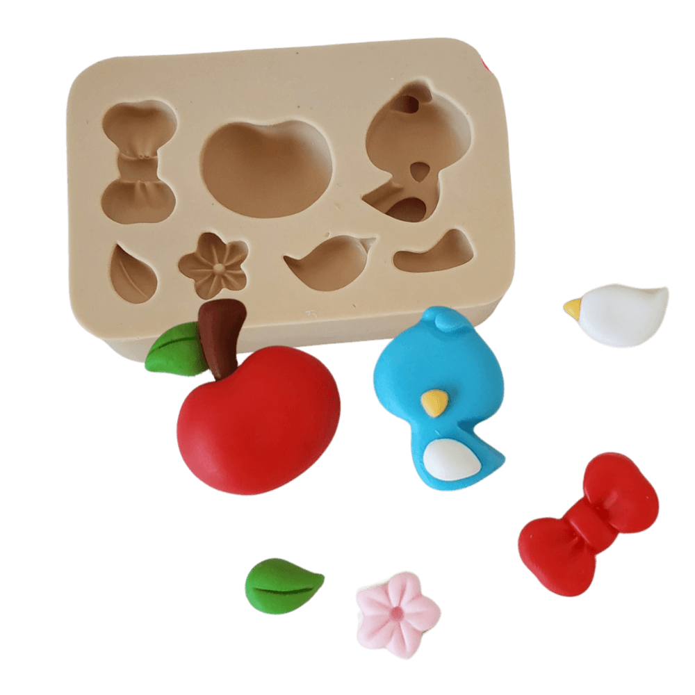 Molde de Silicone Aplique princesa modelo 1