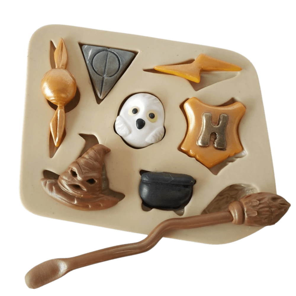 Molde de Silicone Apliques Paixão Potter