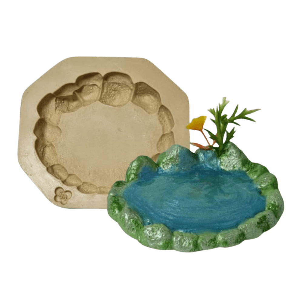 Molde de Silicone Base Cenário Medieval Paixão - Cód 1237