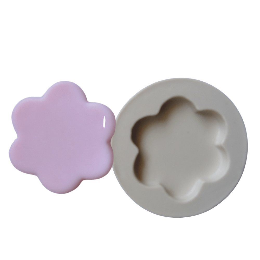 Molde de silicone - Base Flor Lisa cód 169