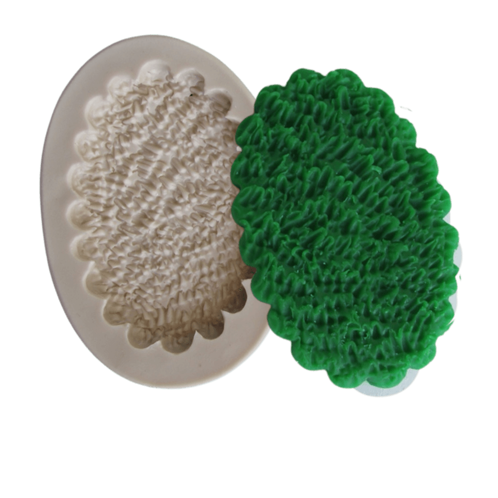 Molde de silicone - Base oval Grama cód 154