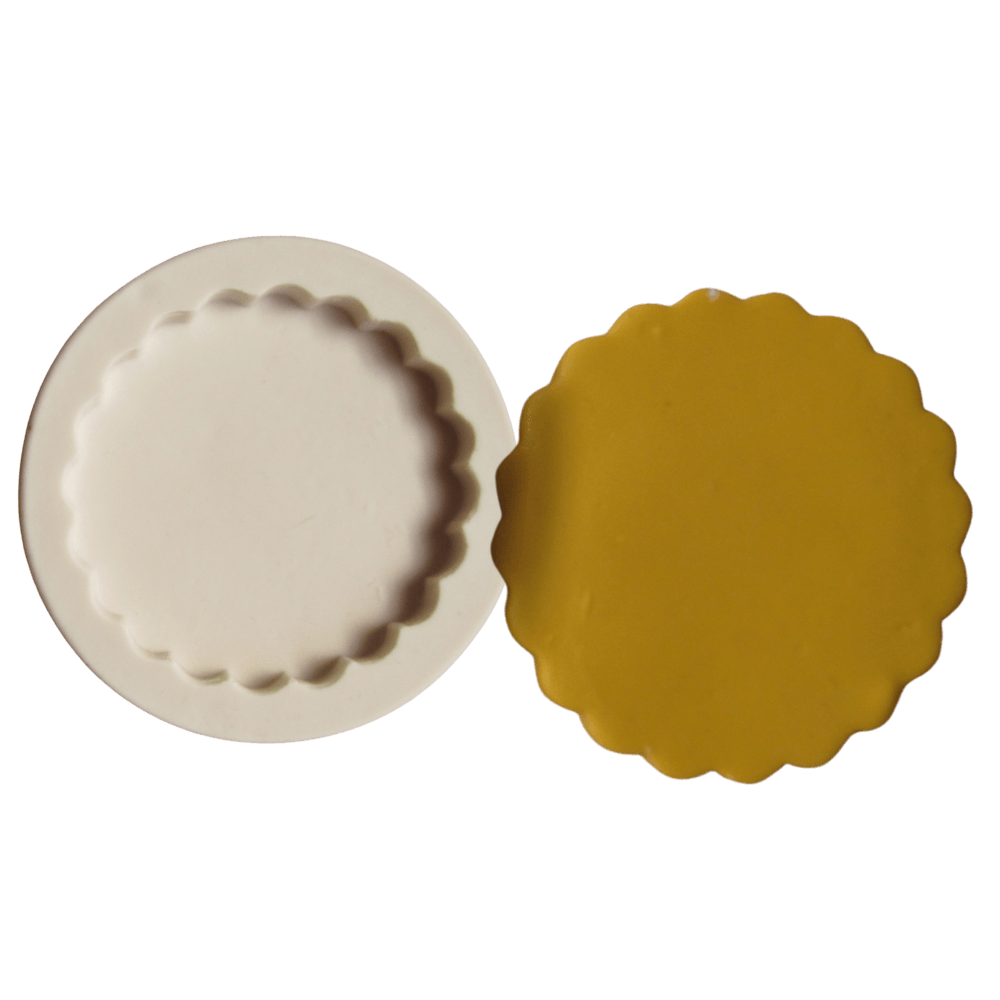 Molde de silicone - Base redonda lisa cód 165