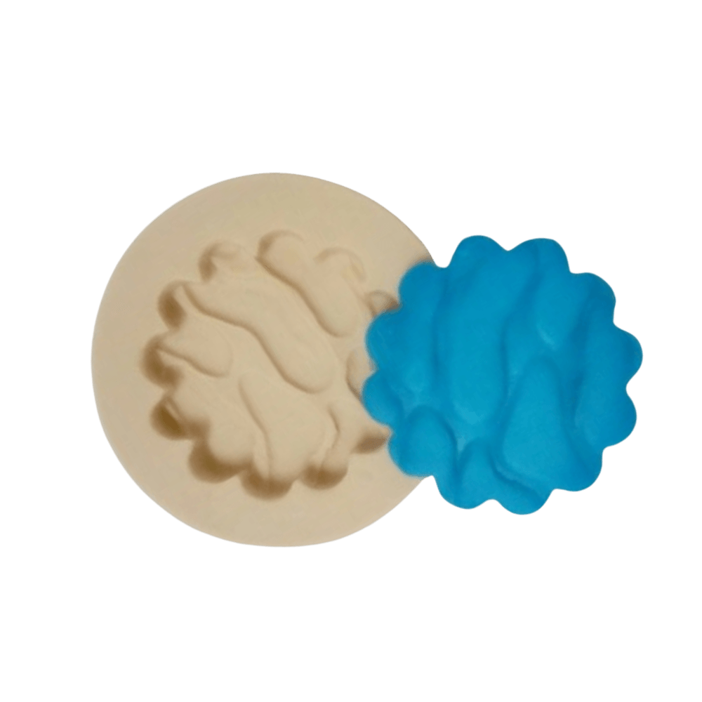 Molde de silicone Base redonda Pedra - cód 258