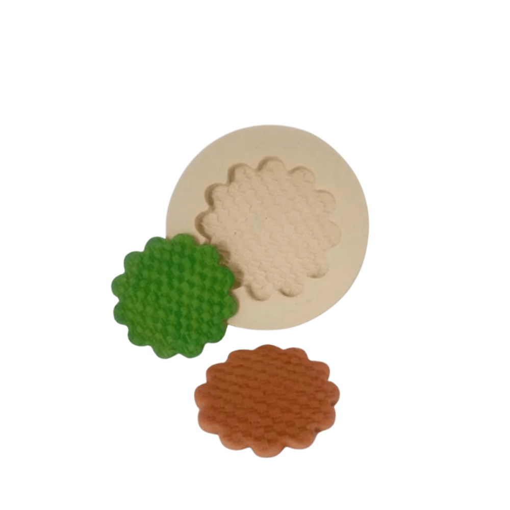 Molde de silicone Base redonda Trançadinho - cód 257