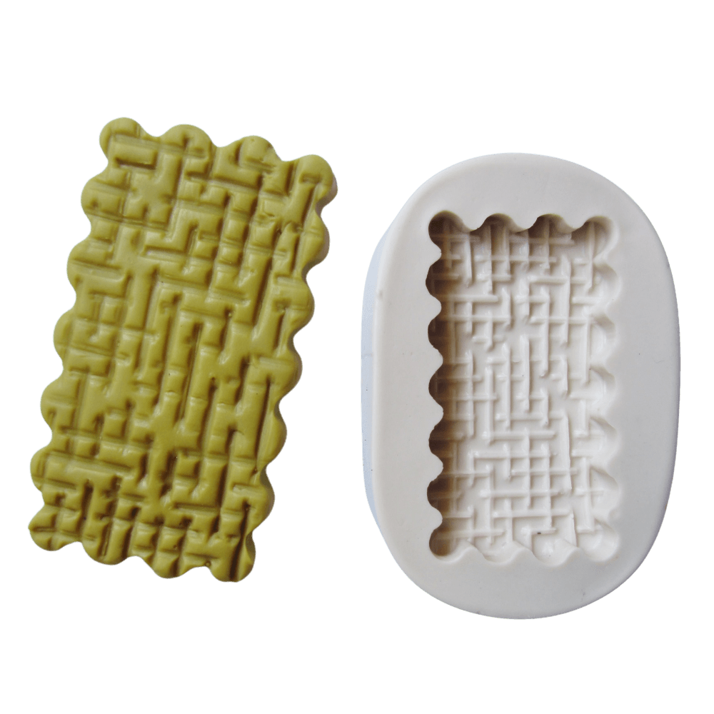 Molde de silicone - Base retangular Labirinto - cód 173