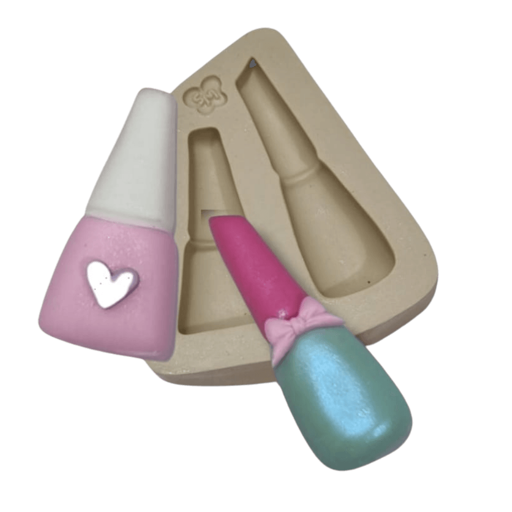Molde de Silicone Beleza Paixão - Esmaltes - Cód 1198