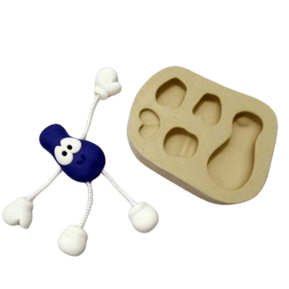 Molde de Silicone Berinjela Divertida - Cód 439