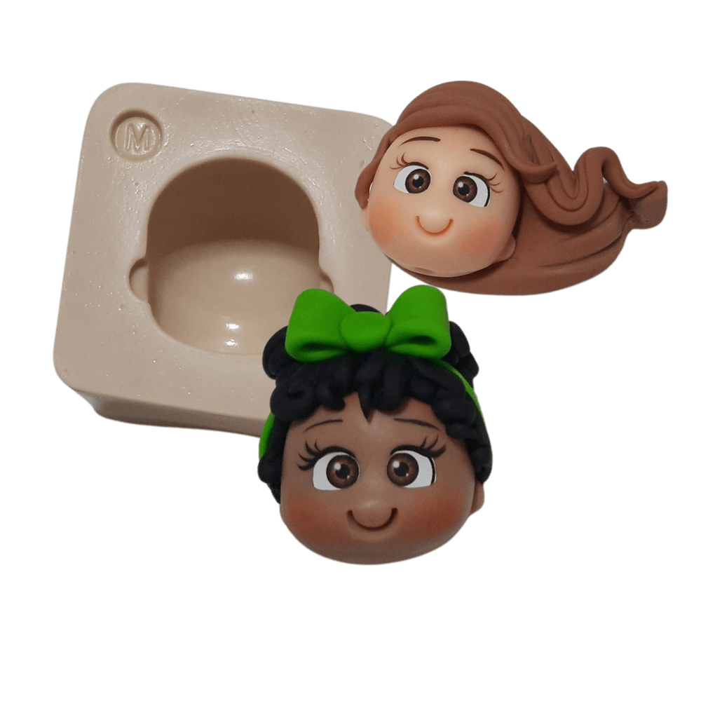 Molde de Silicone Cabeça Fofis Paixão M - Cód 775