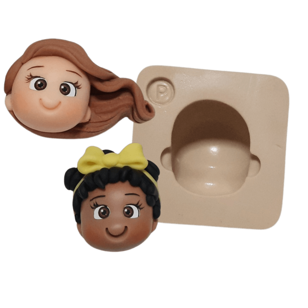 Molde de Silicone Cabeça Fofis Paixão P - Cód 774