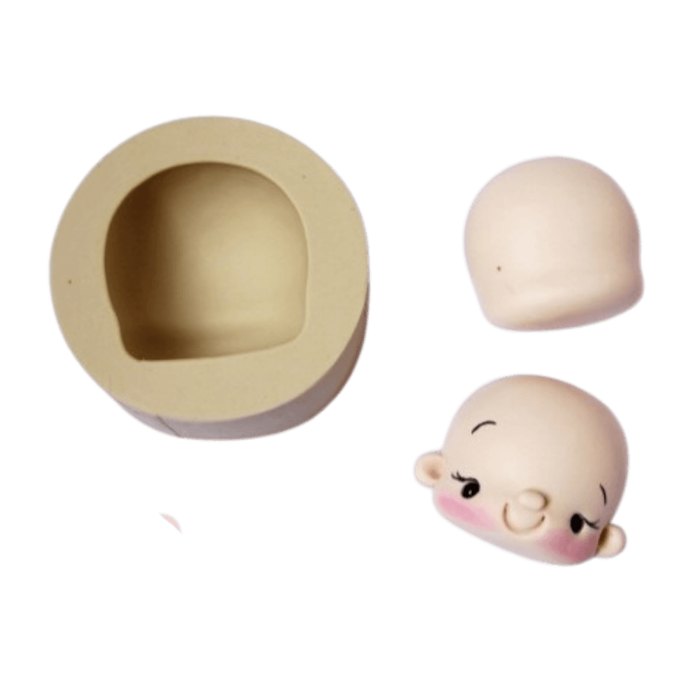 Molde de Silicone Cabeça M da Van - Cód 443