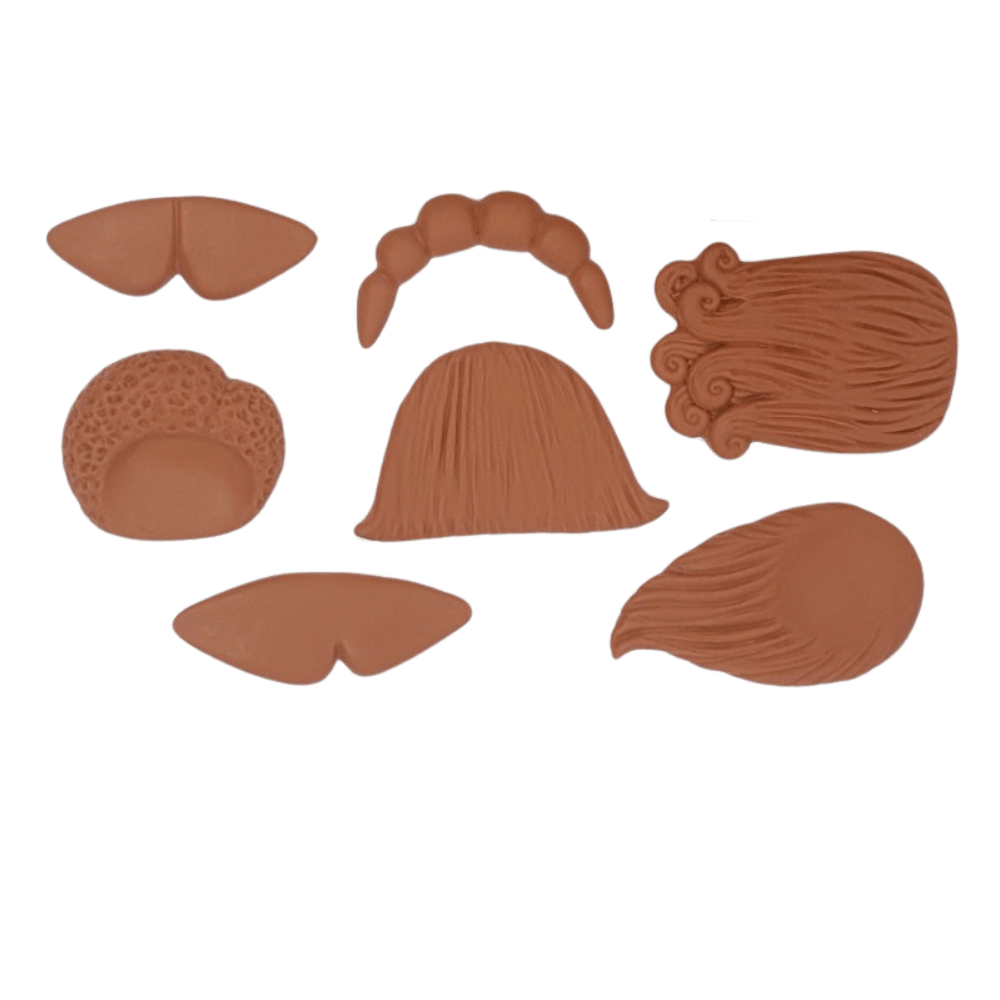 Molde de Silicone Cabelinhos da Van 2 - Cód 995