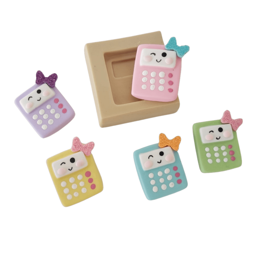 Molde de Silicone Calculadora Paixão