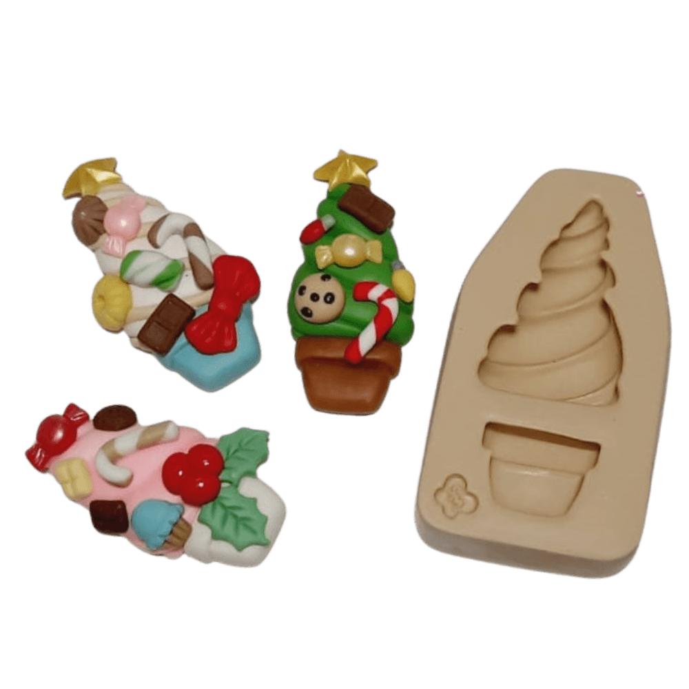 Molde de Silicone Candy Árvore - Cód 916