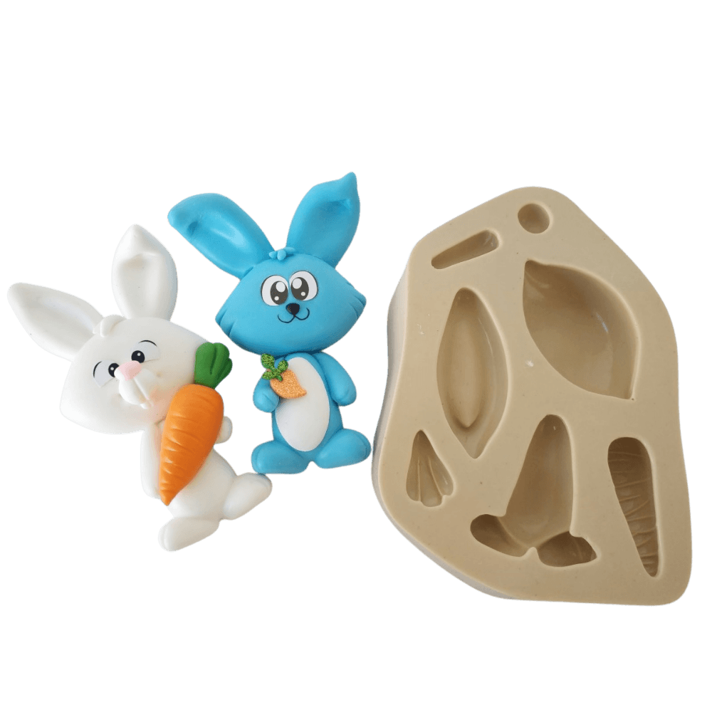 Molde de Silicone Coelhofo - Cód 567