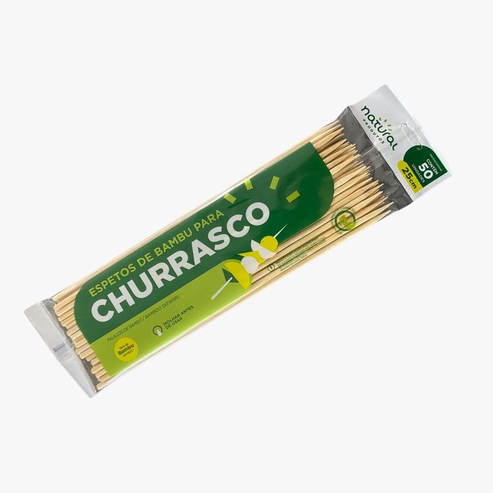 Espeto de Bambu 25 cm