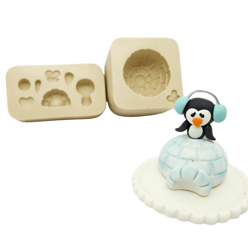 Molde de Silicone Iglu da Van -  Cód 982