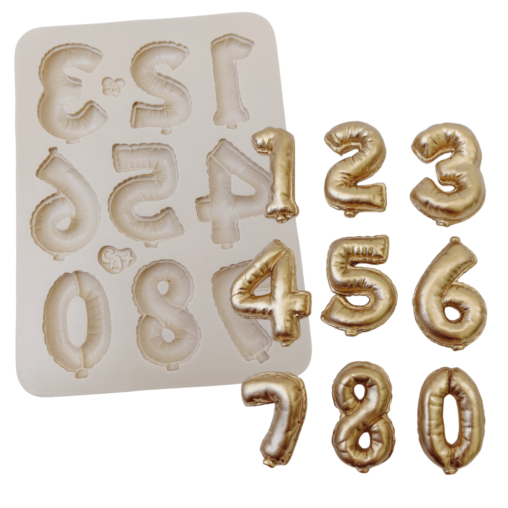 Kit Balões Metalizados Números - Cód 1656