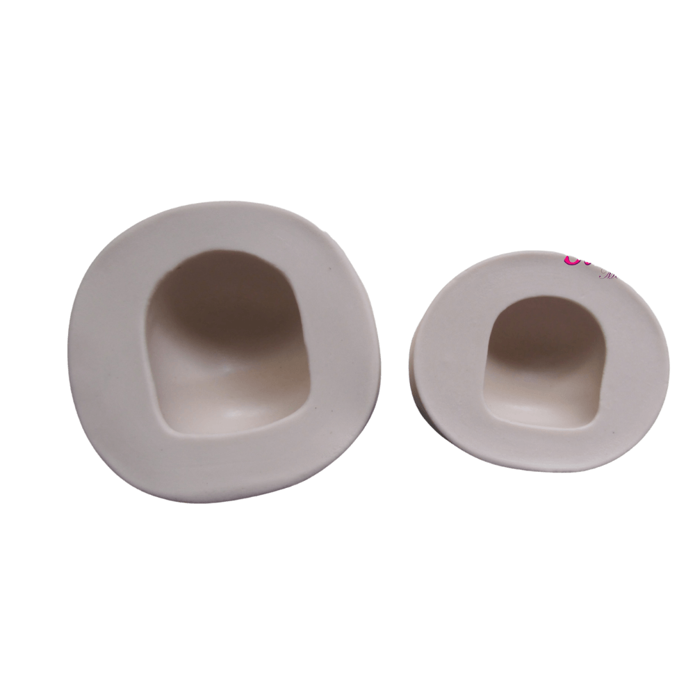 Molde de silicone Kit cabeças fofinhas lisas  P e G  cód 233