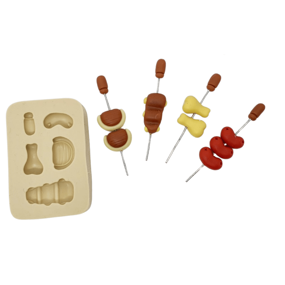 Molde de Silicone Kit Churrasco PP - Cód 709