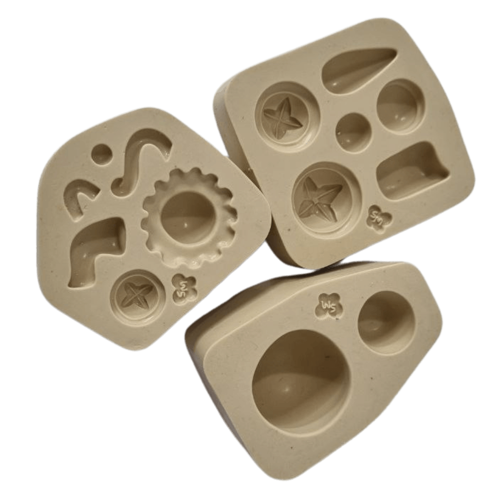 Molde de Silicone Kit Hora do Chá Encantado Paixão