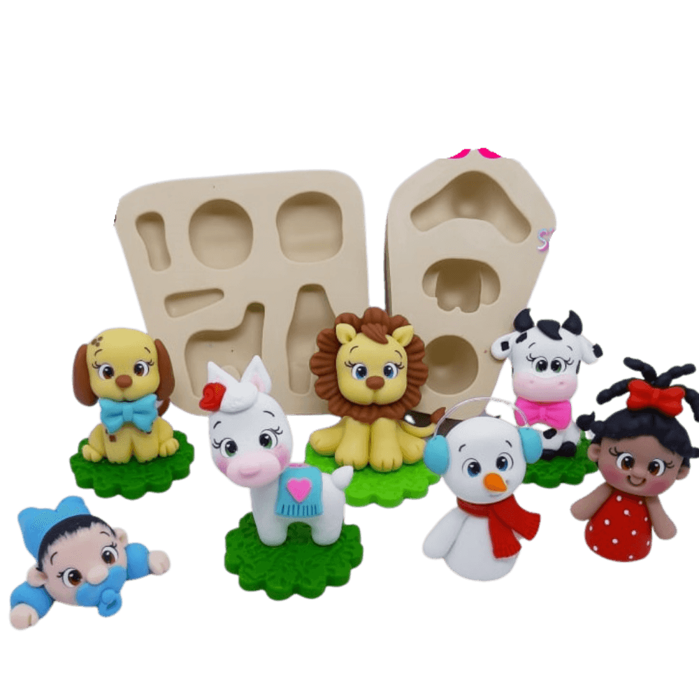 Molde de Silicone Mimos da Van M