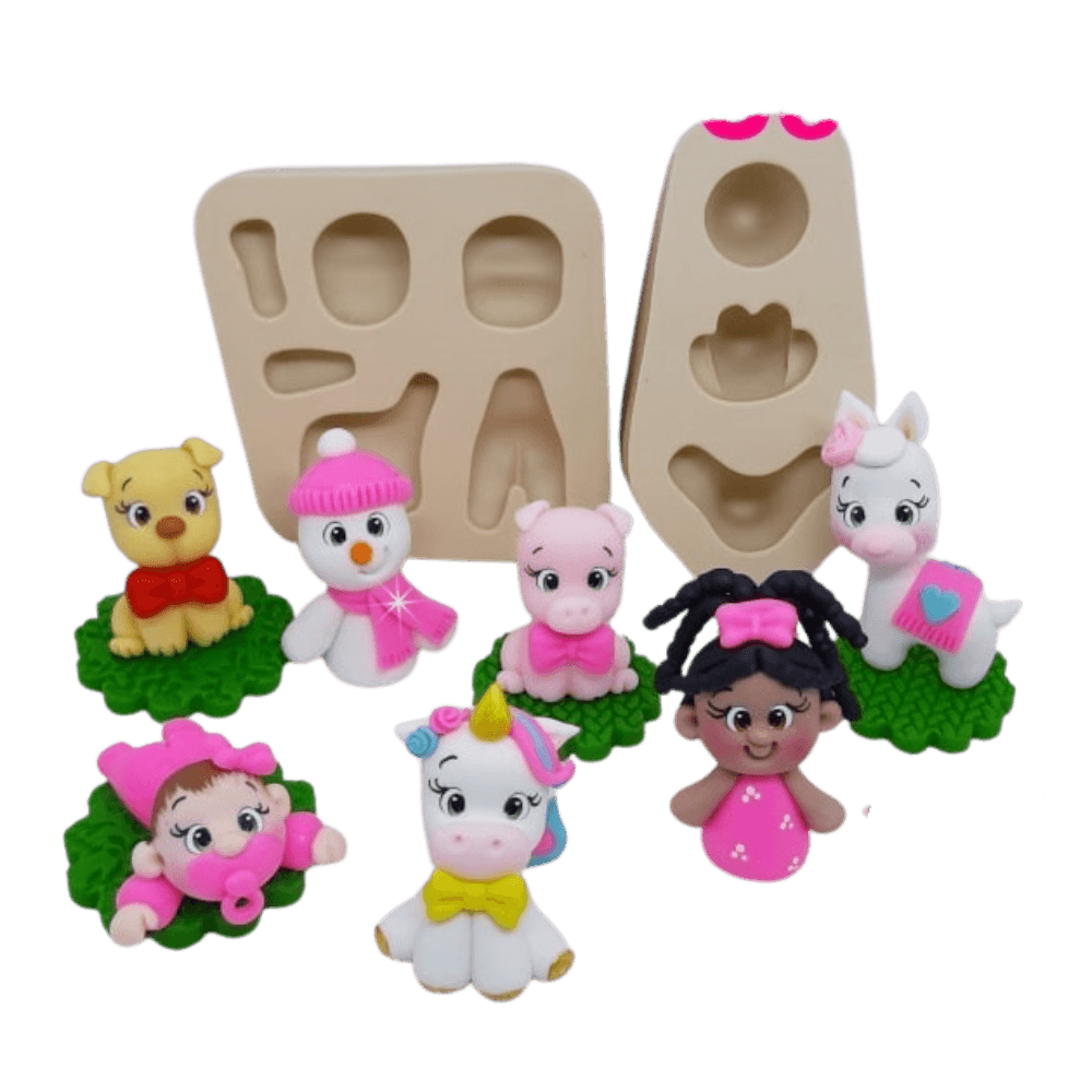 Molde de Silicone Mimos da Van P