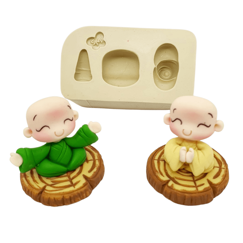 Molde de Silicone Mini Buda da Van - Cód 981