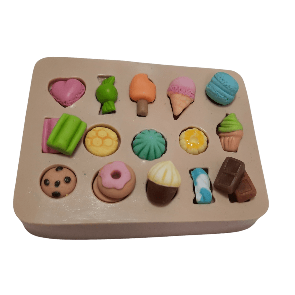 Molde de Silicone Mini Doçuras Paixão - Cód 763