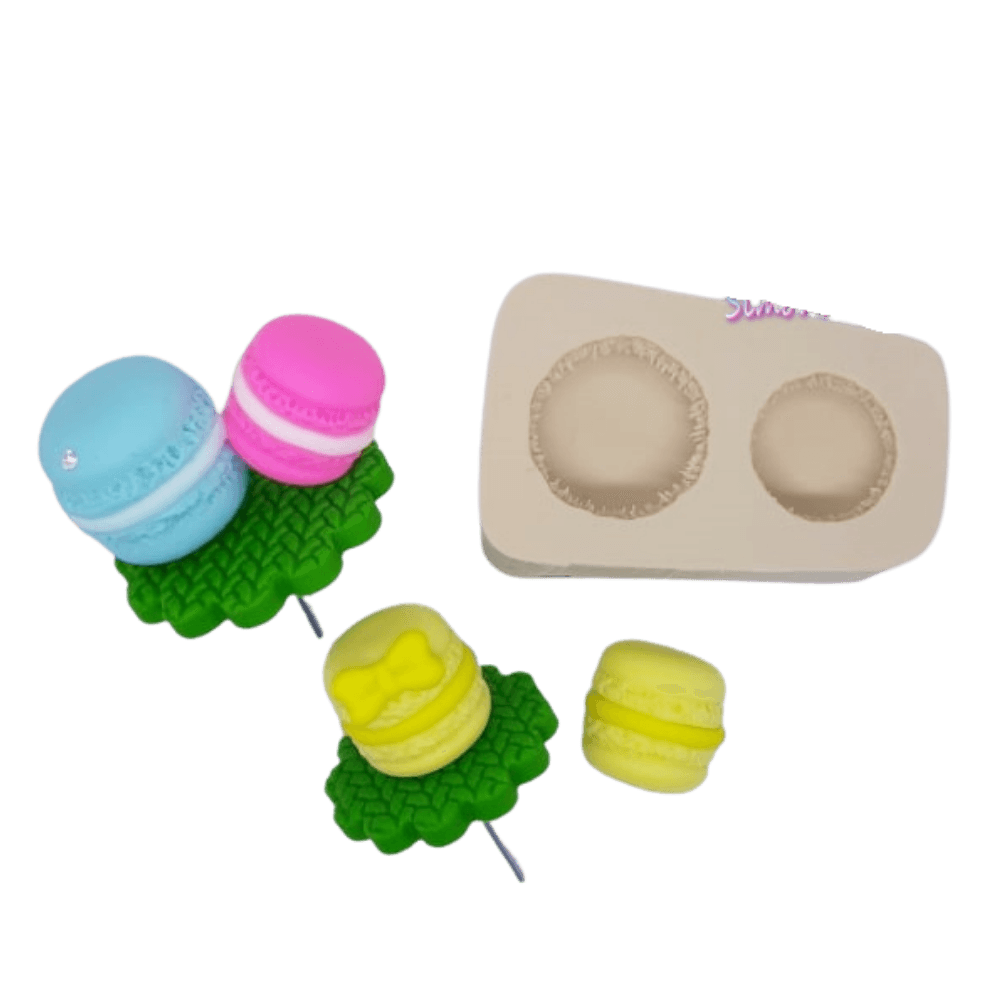 Molde de Silicone Mini Macarrons