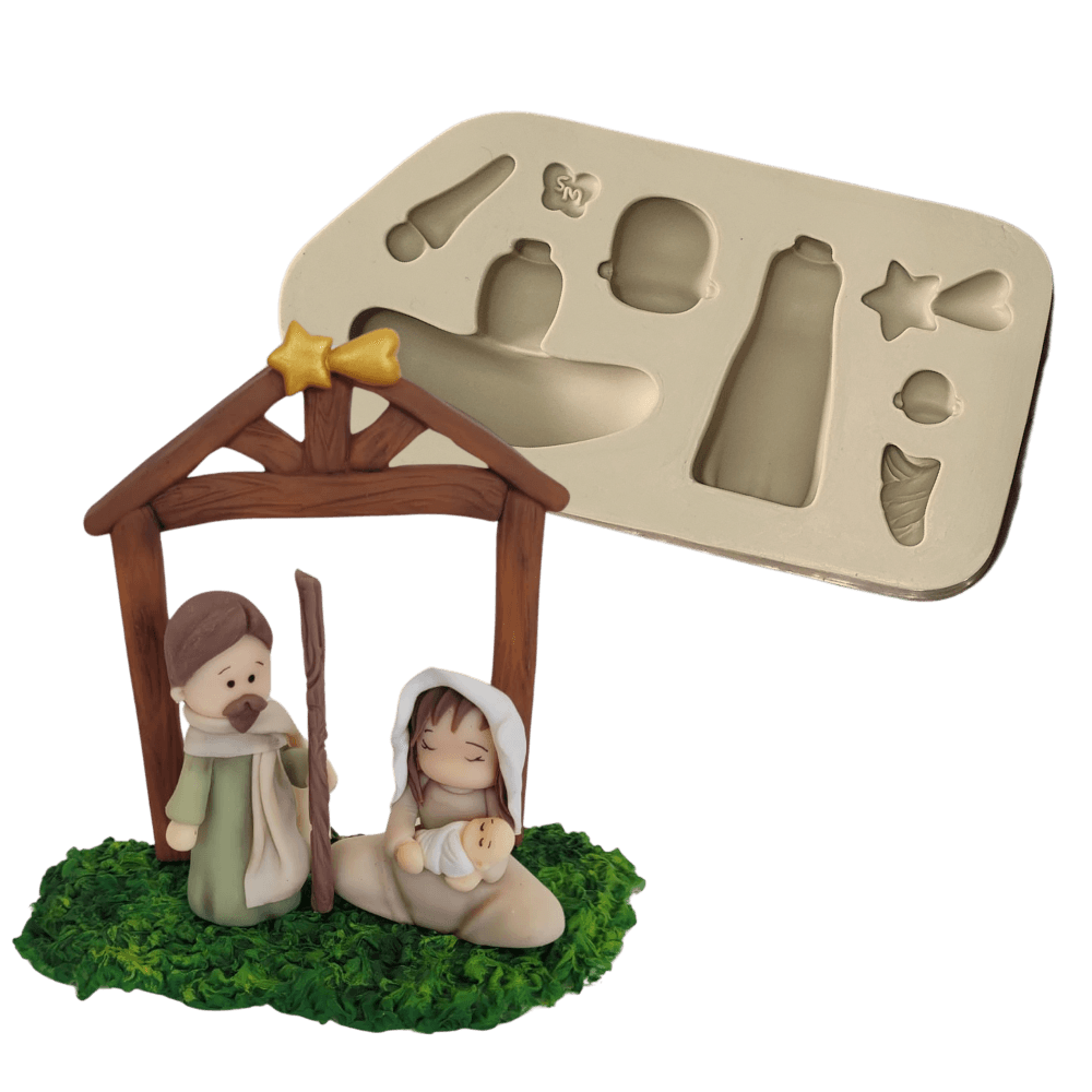 Mini Presépio Maria Sentada - cód 1608