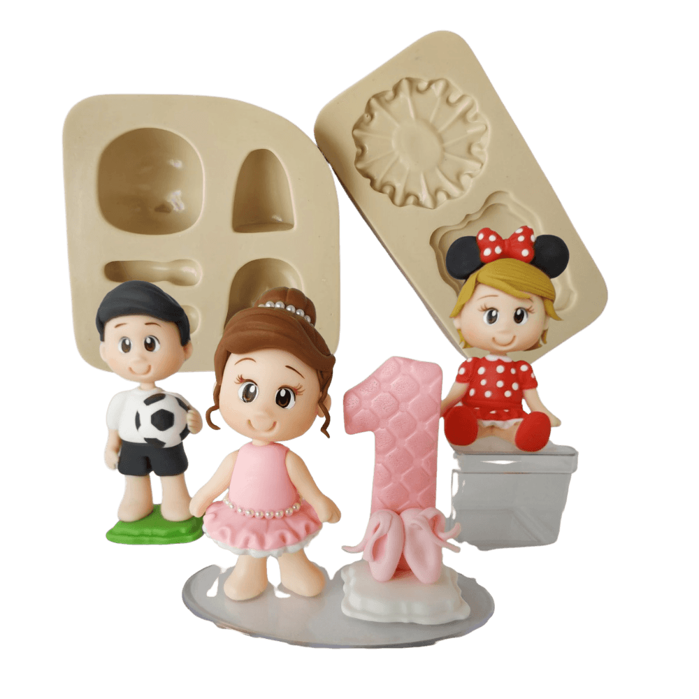 Molde de Silicone Mini Topinhos