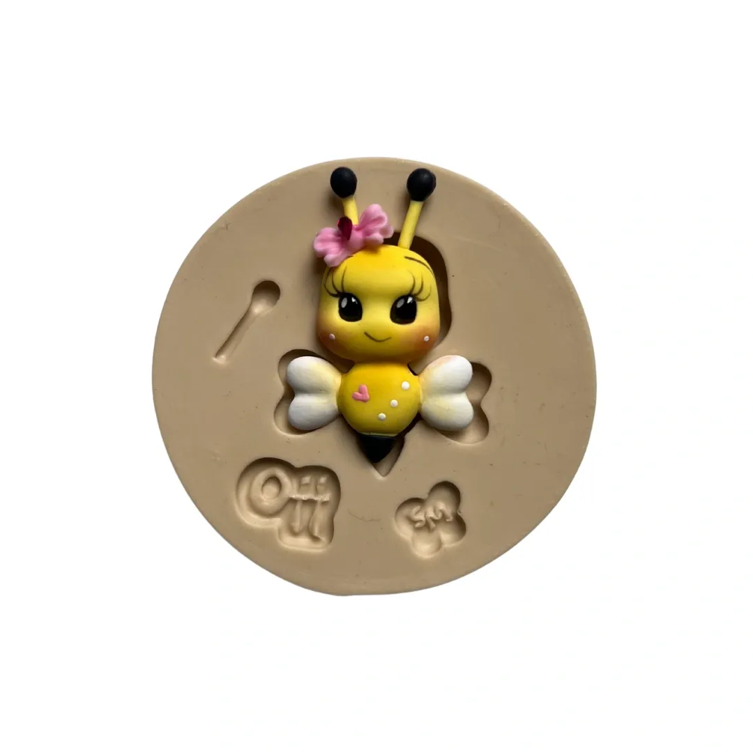 Molde de Silicone Abelhinha Baby  - Cód 2209
