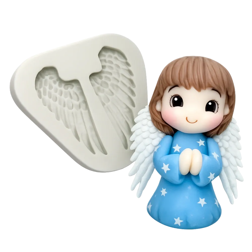 Molde de Silicone Asa de Anjo - Cód 069