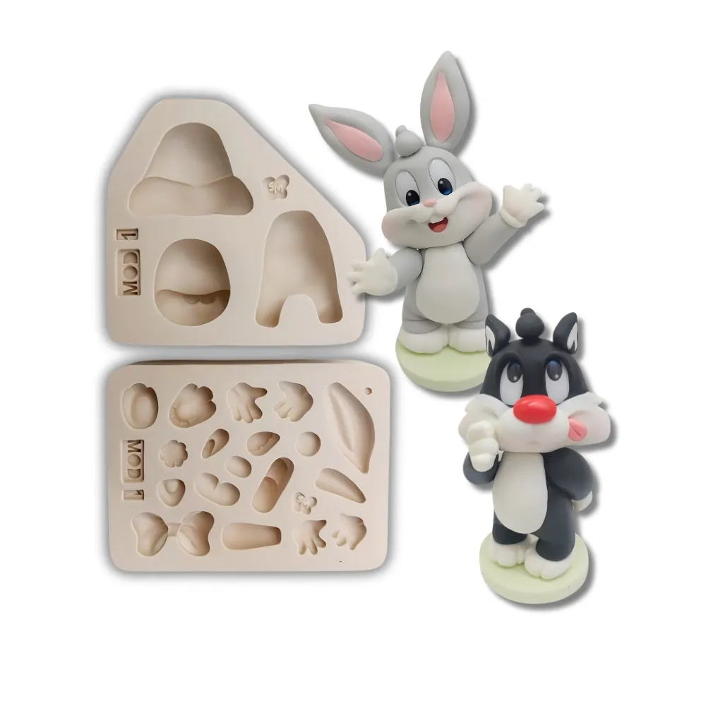 Molde de Silicone Baby Tunes Modelo 1 - Cód 1250