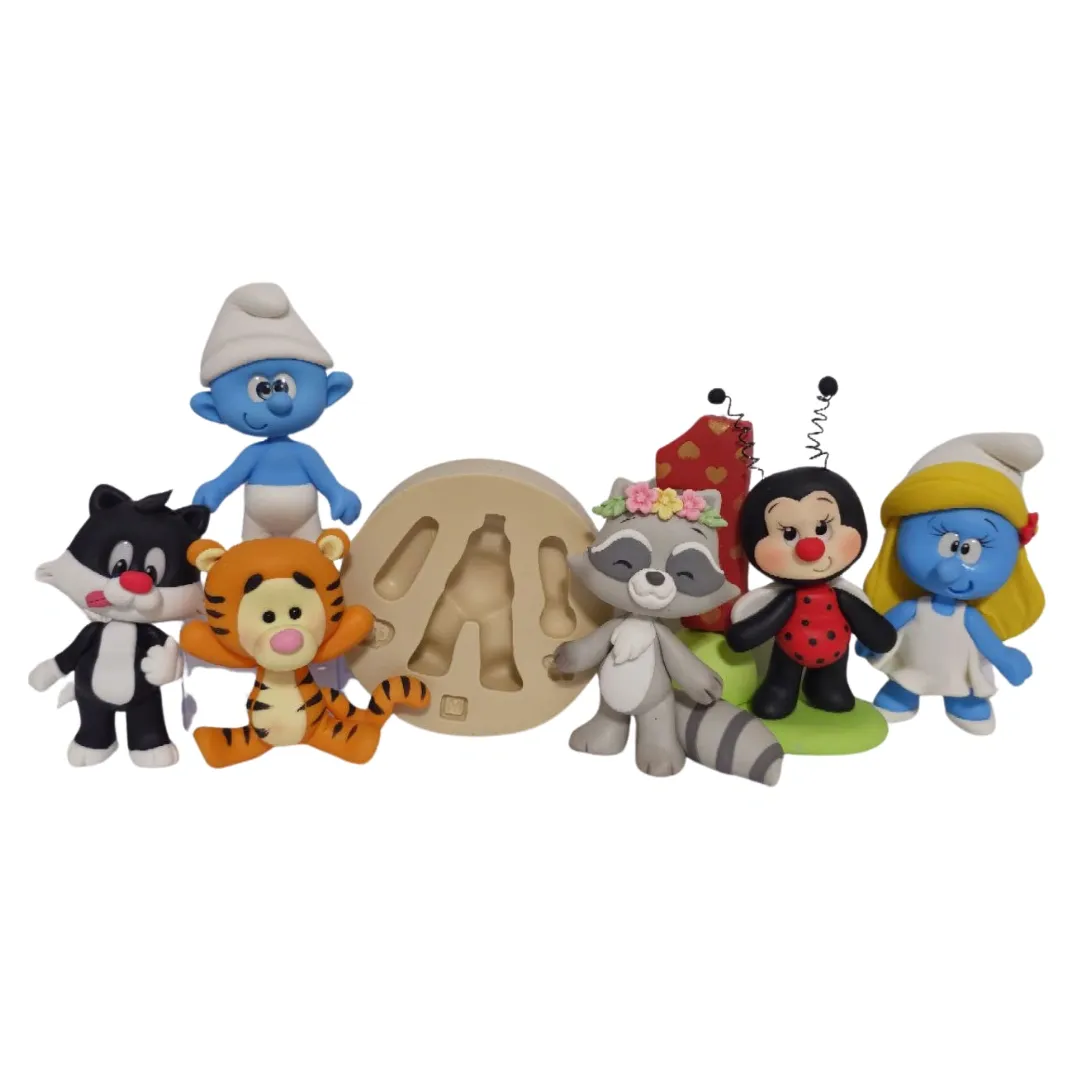 Molde de Silicone Barrigudinhos Paixão M  - Cód 2193