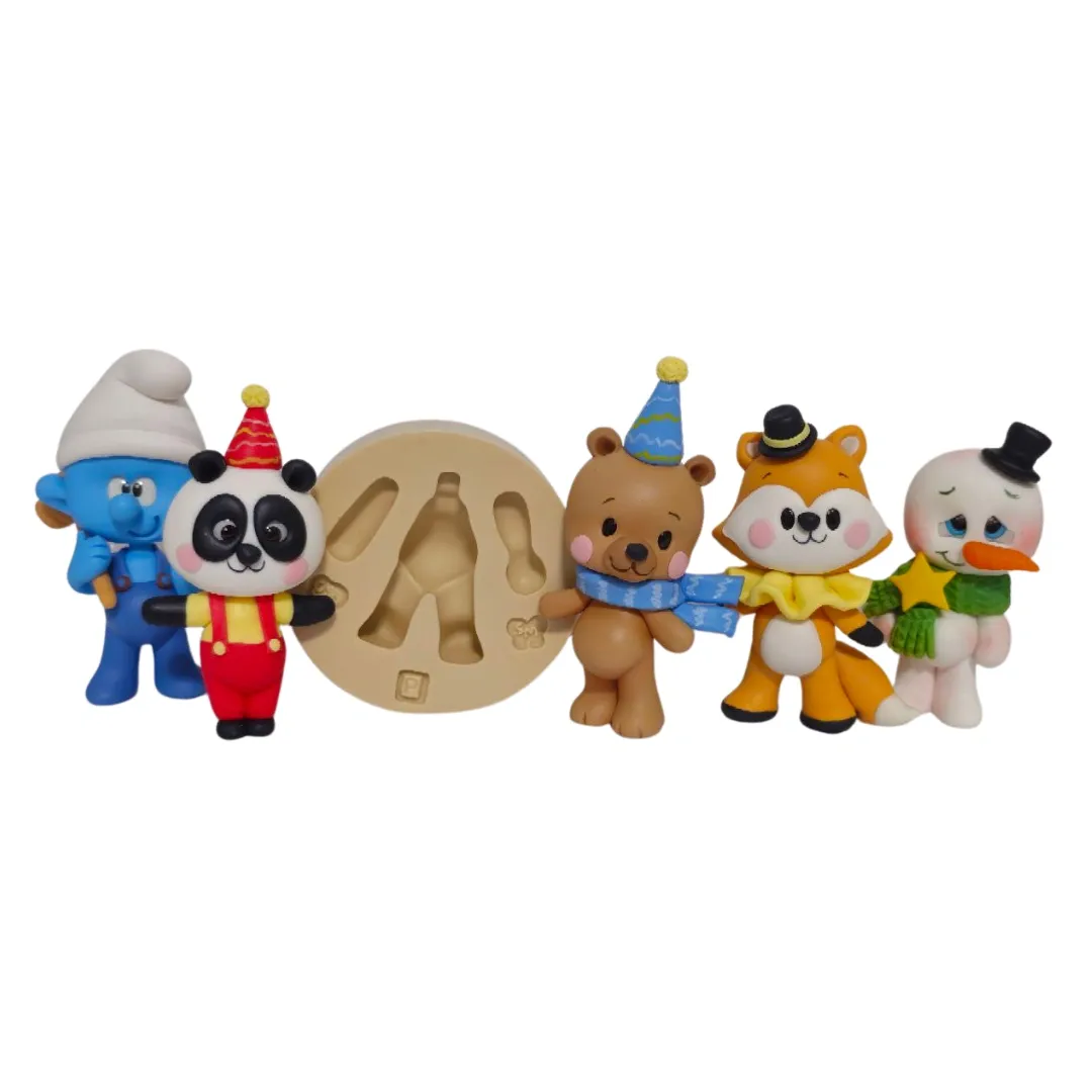 Molde de Silicone Barrigudinhos Paixão P  - Cód 2192