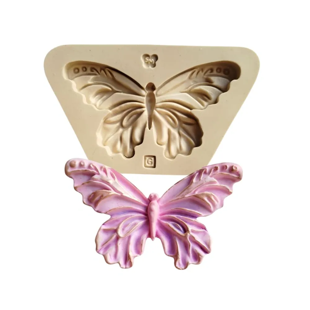 Molde de Silicone Borboleta G - cód 1734