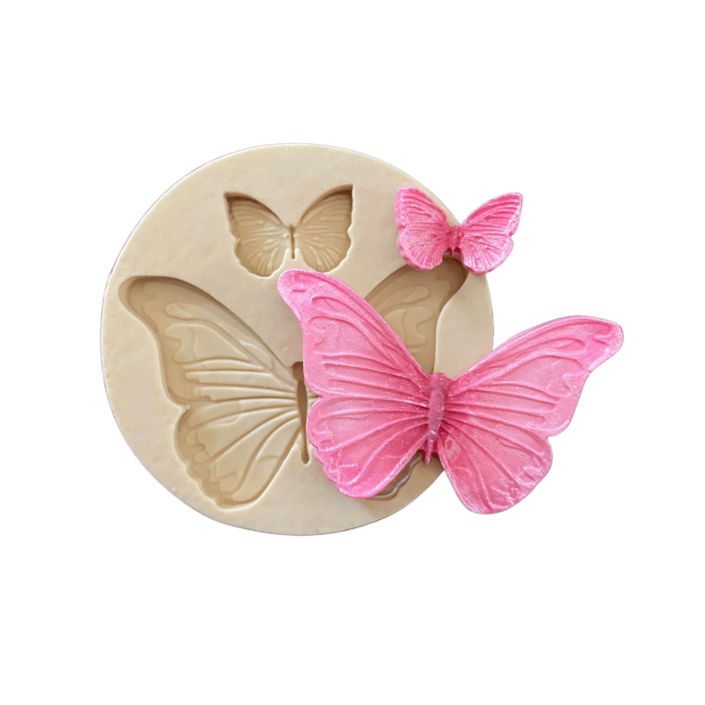 Molde de Silicone Borboletas Aurora - Cód 1714