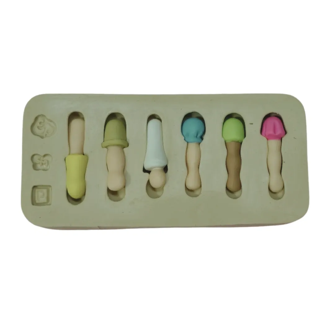Molde de Silicone Bracinhos de Princesas Paixão P - Cód 2169