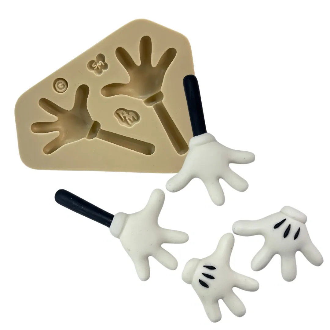 Molde de Silicone Bracinhos para Ratinhos G - Cód 2041