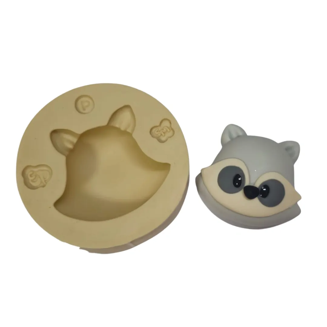 Molde de Silicone Cabeça de Bichinhos Paixão P - Cód 2196