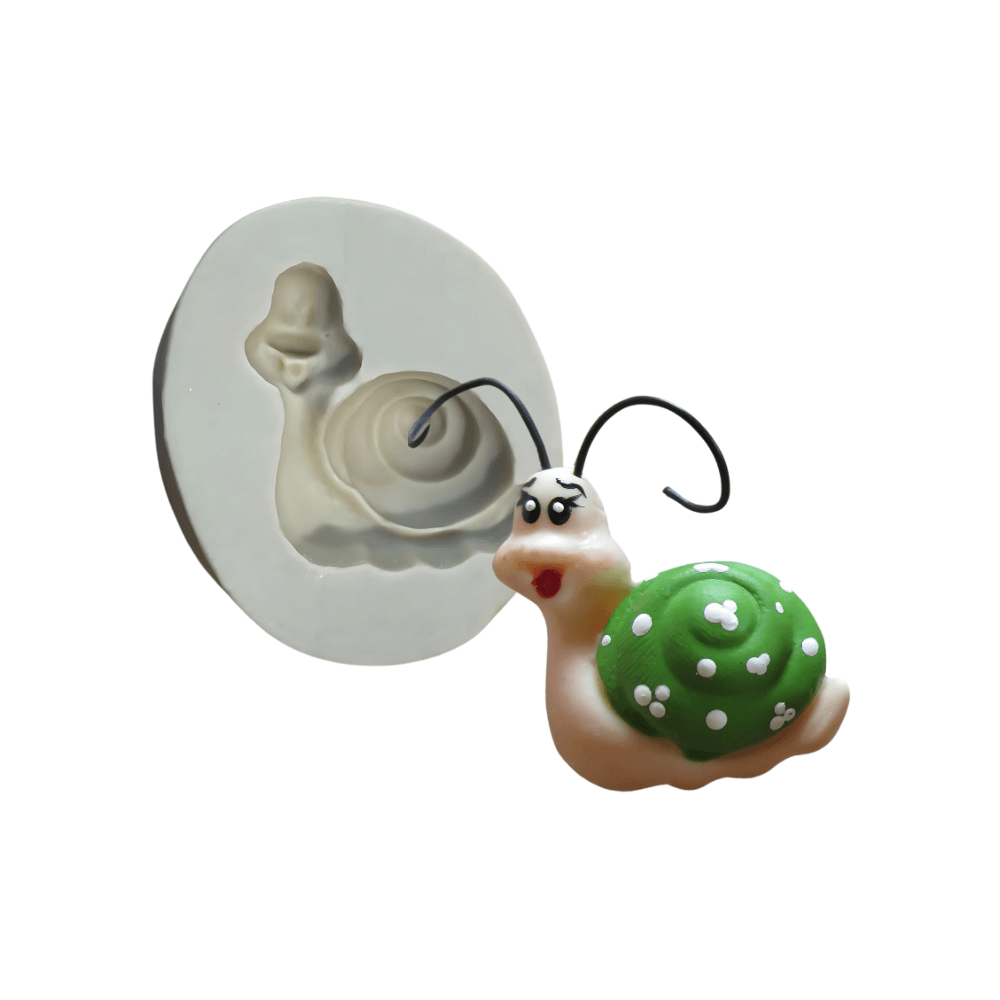 Molde de Silicone Caramujo Fofinho - Cód 071
