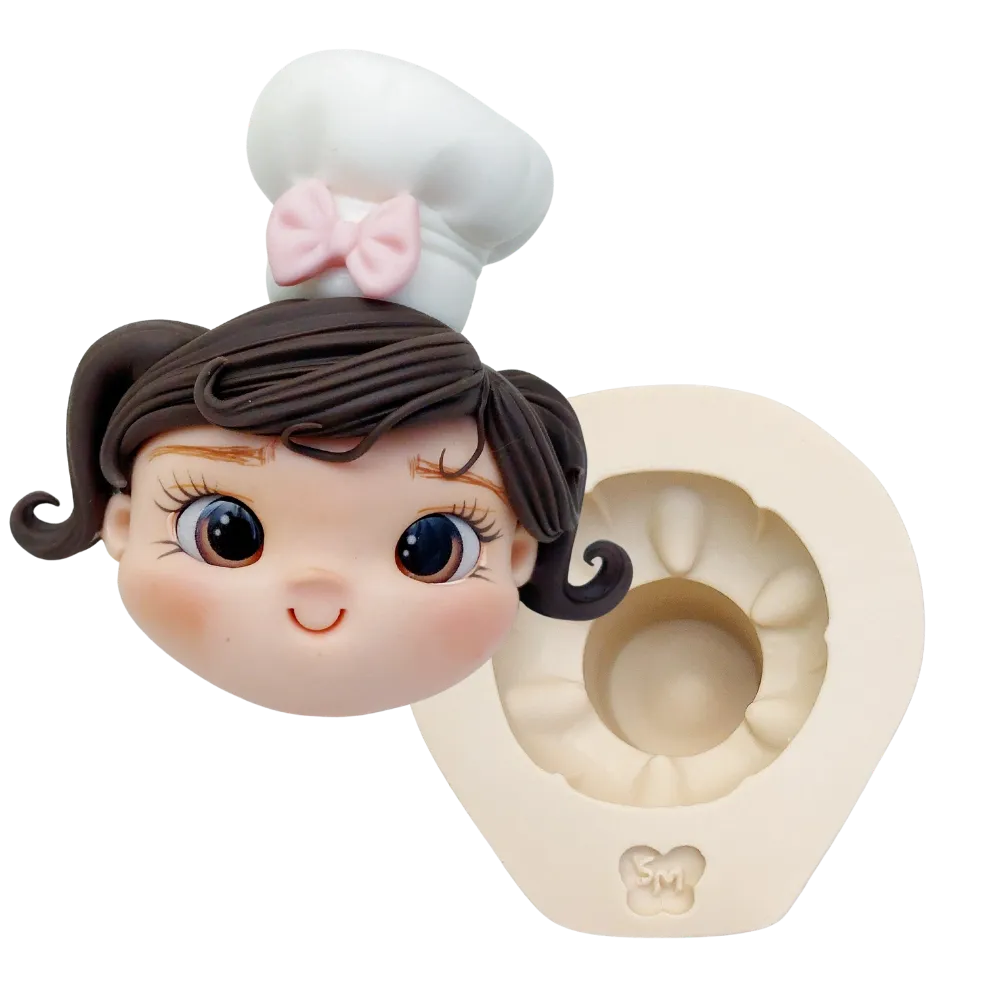 Molde de Silicone Chapéu Cozinheiro - cód 2270