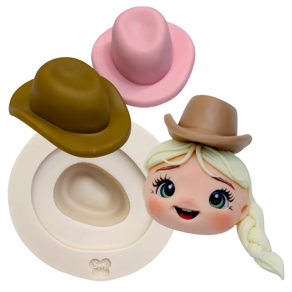 Molde de Silicone Chapéu de Country- cód 2268
