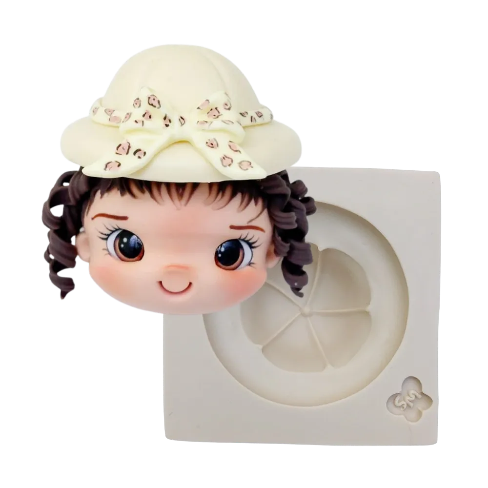 Molde de Silicone Chapéu de Safari- cód 2269