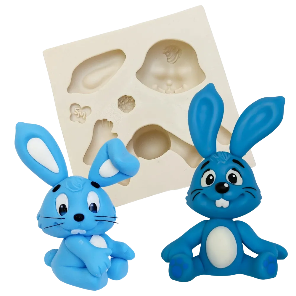 Molde de Silicone Coelhinho da Turminha - cód 2273