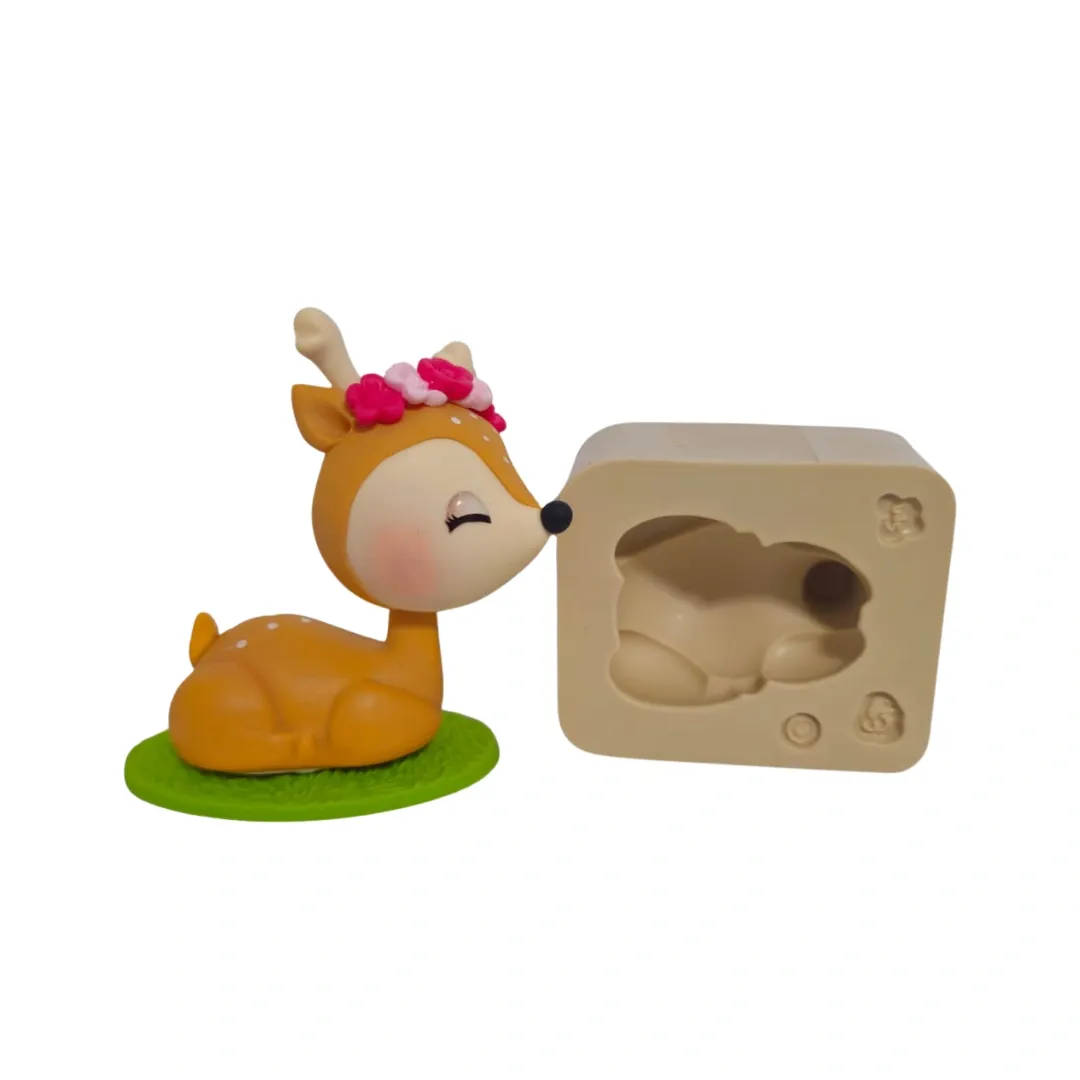 Molde de Silicone Corpinho de Cervo Paixão G  - Cód 2202