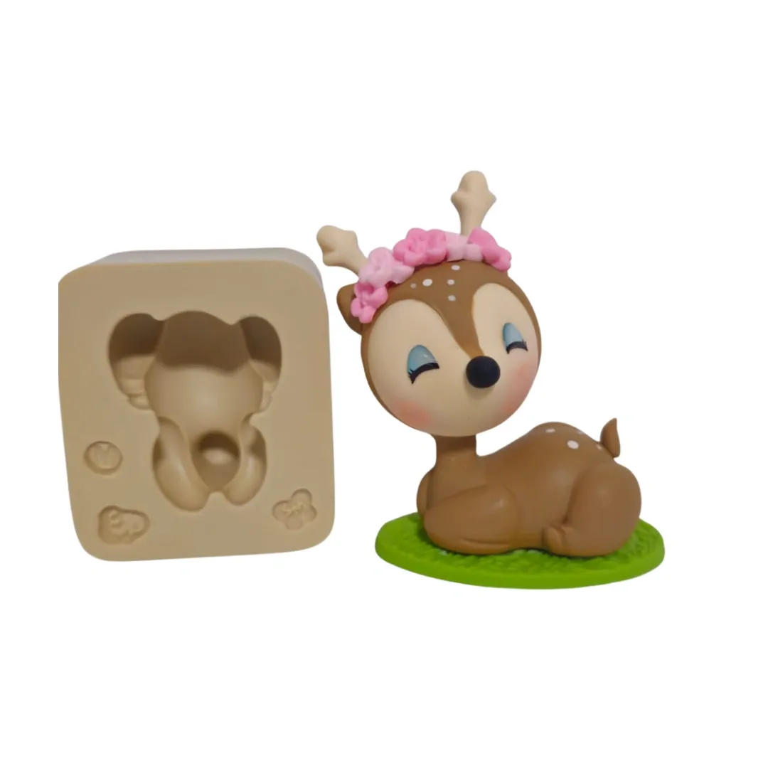 Molde de Silicone Corpinho de Cervo Paixão M  - Cód 2201